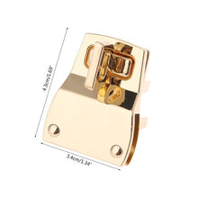 Load image into Gallery viewer, Metal Lock Round Rectangle Bag Case Buckle Clasp For Handbags Shoulder Bags Purse Tote Accessories DIY Craft With diamond