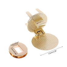 Load image into Gallery viewer, Metal Lock Round Rectangle Bag Case Buckle Clasp For Handbags Shoulder Bags Purse Tote Accessories DIY Craft With diamond