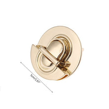 Load image into Gallery viewer, Metal Lock Round Rectangle Bag Case Buckle Clasp For Handbags Shoulder Bags Purse Tote Accessories DIY Craft With diamond