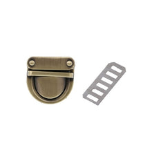 Load image into Gallery viewer, Metal Lock Round Rectangle Bag Case Buckle Clasp For Handbags Shoulder Bags Purse Tote Accessories DIY Craft With diamond