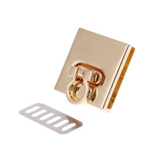 Load image into Gallery viewer, Metal Lock Round Rectangle Bag Case Buckle Clasp For Handbags Shoulder Bags Purse Tote Accessories DIY Craft With diamond