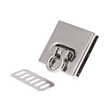 Load image into Gallery viewer, Metal Lock Round Rectangle Bag Case Buckle Clasp For Handbags Shoulder Bags Purse Tote Accessories DIY Craft With diamond