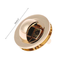 Load image into Gallery viewer, Metal Lock Round Rectangle Bag Case Buckle Clasp For Handbags Shoulder Bags Purse Tote Accessories DIY Craft With diamond