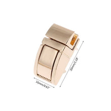 Load image into Gallery viewer, Metal Lock Round Rectangle Bag Case Buckle Clasp For Handbags Shoulder Bags Purse Tote Accessories DIY Craft With diamond