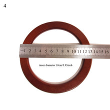 Load image into Gallery viewer, Round Wooden Bag Handles Fashion Handle For Handmade Handbag DIY Tote Purse Frame Replacement DIY Handle Accessories For Bags