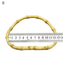 Load image into Gallery viewer, Round Wooden Bag Handles Fashion Handle For Handmade Handbag DIY Tote Purse Frame Replacement DIY Handle Accessories For Bags