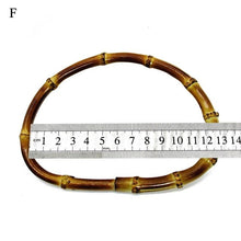 Load image into Gallery viewer, Round Wooden Bag Handles Fashion Handle For Handmade Handbag DIY Tote Purse Frame Replacement DIY Handle Accessories For Bags