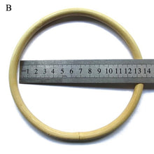 Load image into Gallery viewer, Round Wooden Bag Handles Fashion Handle For Handmade Handbag DIY Tote Purse Frame Replacement DIY Handle Accessories For Bags