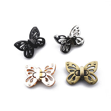 Load image into Gallery viewer, Butterfly Shaped Twist Turn Lock Metal Purse Lock Closure for DIY Handbag Shoulder Bag Purse