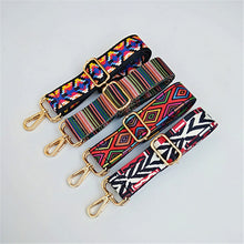 Load image into Gallery viewer, Colorful Bag Strap Belt Flower Replacement Wide Straps for Crossbody Women Bag Accessories Handle Nylon Shoulder Strap Bag W219