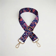 Load image into Gallery viewer, Colorful Bag Strap Belt Flower Replacement Wide Straps for Crossbody Women Bag Accessories Handle Nylon Shoulder Strap Bag W219