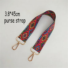 Load image into Gallery viewer, Colorful Bag Strap Belt Flower Replacement Wide Straps for Crossbody Women Bag Accessories Handle Nylon Shoulder Strap Bag W219