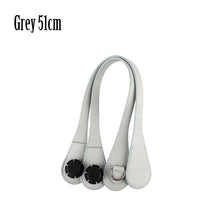 Load image into Gallery viewer, New 51cm 86cm Slim Handles Edge Painting D Buckle Teardrop End Faux Leather Handles for OBag Chain Pendant for EVA O Bag Body