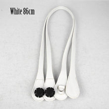 Load image into Gallery viewer, New 51cm 86cm Slim Handles Edge Painting D Buckle Teardrop End Faux Leather Handles for OBag Chain Pendant for EVA O Bag Body