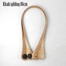 Load image into Gallery viewer, New 51cm 86cm Slim Handles Edge Painting D Buckle Teardrop End Faux Leather Handles for OBag Chain Pendant for EVA O Bag Body