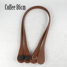 Load image into Gallery viewer, New 51cm 86cm Slim Handles Edge Painting D Buckle Teardrop End Faux Leather Handles for OBag Chain Pendant for EVA O Bag Body