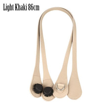 Load image into Gallery viewer, New 51cm 86cm Slim Handles Edge Painting D Buckle Teardrop End Faux Leather Handles for OBag Chain Pendant for EVA O Bag Body
