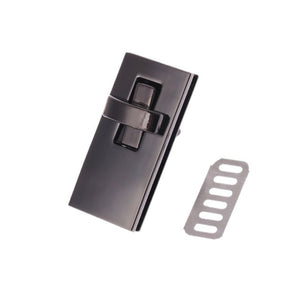 Metal Lock Round Rectangle Bag Case Buckle Clasp For Handbags Shoulder Bags Purse Tote Accessories DIY Craft With diamond
