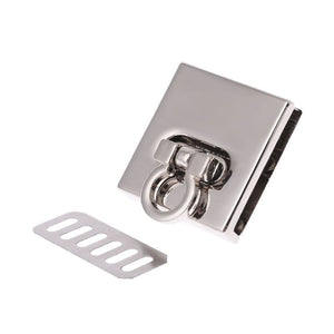 Metal Lock Round Rectangle Bag Case Buckle Clasp For Handbags Shoulder Bags Purse Tote Accessories DIY Craft With diamond