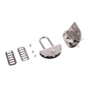Metal Lock Round Rectangle Bag Case Buckle Clasp For Handbags Shoulder Bags Purse Tote Accessories DIY Craft With diamond