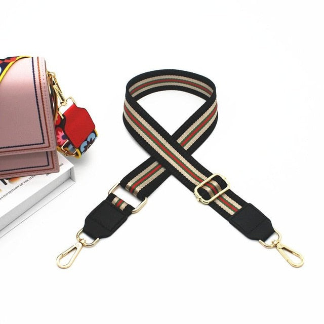 Rainbow Adjustable Bag Strap Handbag Belt Wide Shoulder Bag Strap Replacement Strap Accessory Bag Part Adjustable Belt For Bag