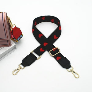 Rainbow Adjustable Bag Strap Handbag Belt Wide Shoulder Bag Strap Replacement Strap Accessory Bag Part Adjustable Belt For Bag