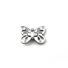 Load image into Gallery viewer, Butterfly Shaped Twist Turn Lock Metal Purse Lock Closure for DIY Handbag Shoulder Bag Purse
