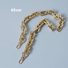 Load image into Gallery viewer, New Fashion Woman Bag Accessory Detachable Parts Replacement Chain Solid Gold Acrylic Luxury Strap Women Shoulder Handle Chain
