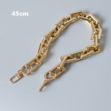 Load image into Gallery viewer, New Fashion Woman Bag Accessory Detachable Parts Replacement Chain Solid Gold Acrylic Luxury Strap Women Shoulder Handle Chain
