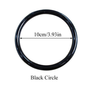 Round Wooden Bag Handles Fashion Handle For Handmade Handbag DIY Tote Purse Frame Replacement DIY Handle Accessories For Bags