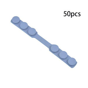 50PCS Mask Strap Ear Hook, Fourth Gear Adjustable Anti-Slip Mask Ear Grips Buckles Extending Lanyard Mask Belt Hook