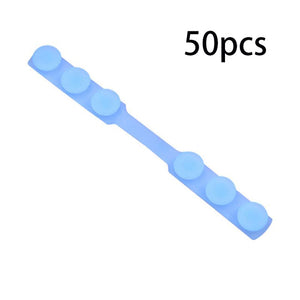 50PCS Mask Strap Ear Hook, Fourth Gear Adjustable Anti-Slip Mask Ear Grips Buckles Extending Lanyard Mask Belt Hook