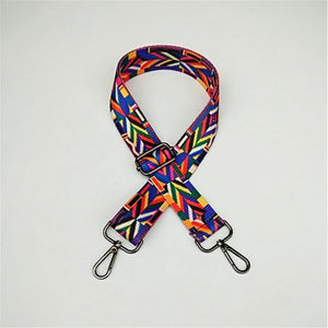 Colorful Bag Strap Belt Flower Replacement Wide Straps for Crossbody Women Bag Accessories Handle Nylon Shoulder Strap Bag W219
