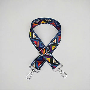 Colorful Bag Strap Belt Flower Replacement Wide Straps for Crossbody Women Bag Accessories Handle Nylon Shoulder Strap Bag W219