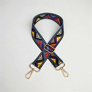 Colorful Bag Strap Belt Flower Replacement Wide Straps for Crossbody Women Bag Accessories Handle Nylon Shoulder Strap Bag W219