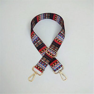 Colorful Bag Strap Belt Flower Replacement Wide Straps for Crossbody Women Bag Accessories Handle Nylon Shoulder Strap Bag W219