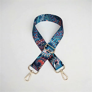 Colorful Bag Strap Belt Flower Replacement Wide Straps for Crossbody Women Bag Accessories Handle Nylon Shoulder Strap Bag W219