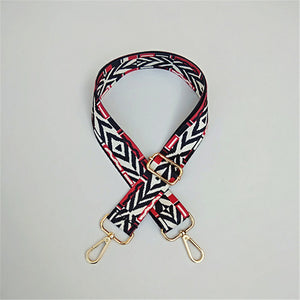 Colorful Bag Strap Belt Flower Replacement Wide Straps for Crossbody Women Bag Accessories Handle Nylon Shoulder Strap Bag W219