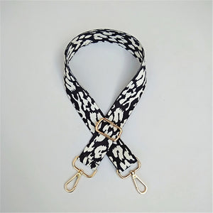Colorful Bag Strap Belt Flower Replacement Wide Straps for Crossbody Women Bag Accessories Handle Nylon Shoulder Strap Bag W219