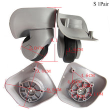 Load image into Gallery viewer, A08 Trolley Case Luggage Wheel Universal Travel Suitcase Parts Accessories High Quality Rubber Luggage Wheel Replacement Wheels
