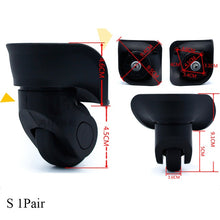 Load image into Gallery viewer, A08 Trolley Case Luggage Wheel Universal Travel Suitcase Parts Accessories High Quality Rubber Luggage Wheel Replacement Wheels
