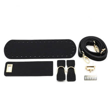 Load image into Gallery viewer, 5 Pcs/Set Artificial Leather Shoulder Bag Replacement Sewing Accessories for DIY Hand-Woven Crocheting Handbag Projects Making
