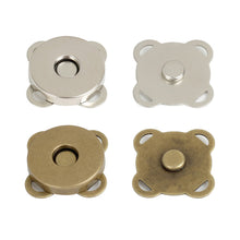 Load image into Gallery viewer, 5PCS Magnetic Purse Quincunx Snaps For Clasps Closure Sewing Button Wallet Bags Handbag Buckle Bag Accessories 15/19mm
