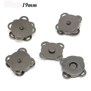 5PCS Magnetic Purse Quincunx Snaps For Clasps Closure Sewing Button Wallet Bags Handbag Buckle Bag Accessories 15/19mm