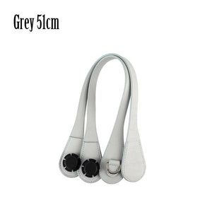 New 51cm 86cm Slim Handles Edge Painting D Buckle Teardrop End Faux Leather Handles for OBag Chain Pendant for EVA O Bag Body