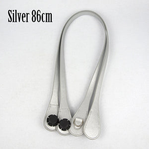 New 51cm 86cm Slim Handles Edge Painting D Buckle Teardrop End Faux Leather Handles for OBag Chain Pendant for EVA O Bag Body