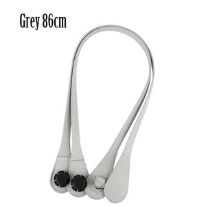 New 51cm 86cm Slim Handles Edge Painting D Buckle Teardrop End Faux Leather Handles for OBag Chain Pendant for EVA O Bag Body