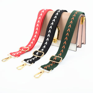 Shoulder Bag Strap Belt Women Adjustable DIY Crossbody Hanger Handbag Strap Ornament Accessories Belt Bag Rainbow Decorative New