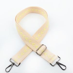 Shoulder Bag Strap Belt Women Adjustable DIY Crossbody Hanger Handbag Strap Ornament Accessories Belt Bag Rainbow Decorative New