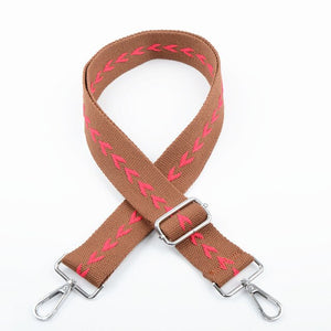 Shoulder Bag Strap Belt Women Adjustable DIY Crossbody Hanger Handbag Strap Ornament Accessories Belt Bag Rainbow Decorative New